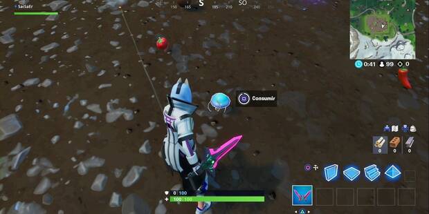 Fortnite Battle Royale - Consume piezas comestibles corrompidas