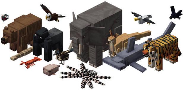 Mods de animales para Minecraft.
