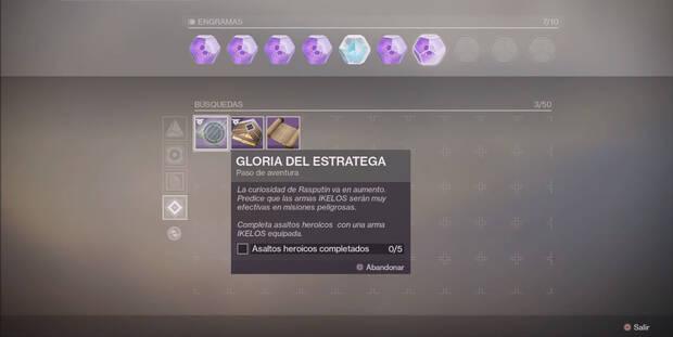 Guía Destiny 2 - conseguir Símil del Sueño, pasos de la aventura 03
