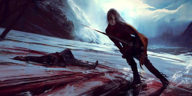 The Witcher 3: Casi incluye la mítica escena de Ciri peleando sobre patines en el lago Imagen 2