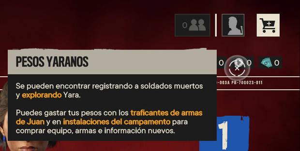 Far Cry 6 - ¿Cómo conseguir pesos yaranos?