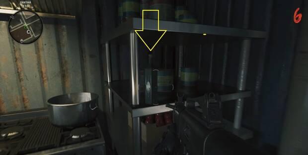 Call of Duty: Black Ops 6 Zombis - Localización ingrediente especial Botella de aceite para cocinar el pescado