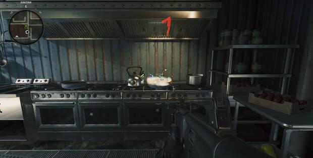 Call of Duty: Black Ops 6 Zombis - Cocinar el pescado con ingredientes especiales en la cocina de la cantina