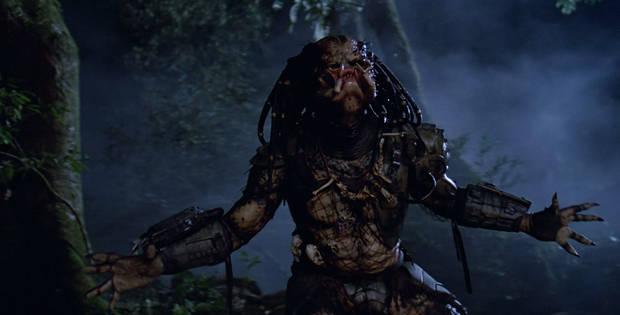 Predator en un fotograma del film de 1987