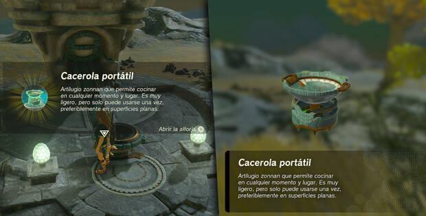 Zelda: Tears of the Kingdom - Conseguir una cacerola portátil