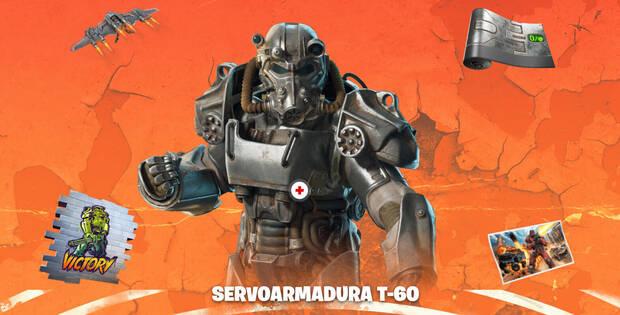 Nueva skin Servoarmadura T-60 de Fortnite Temporada 3 Desenfreno