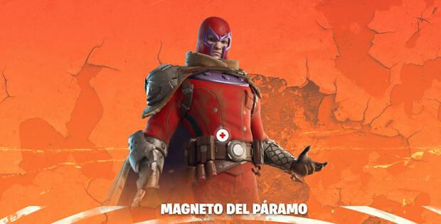 Nueva skin Magneto del pramo de Fortnite Temporada 3 Desenfreno