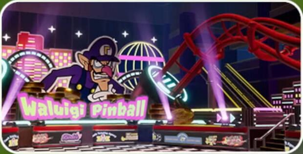 Mario Tennis Fever - Imagen de la pista Pista de pinball