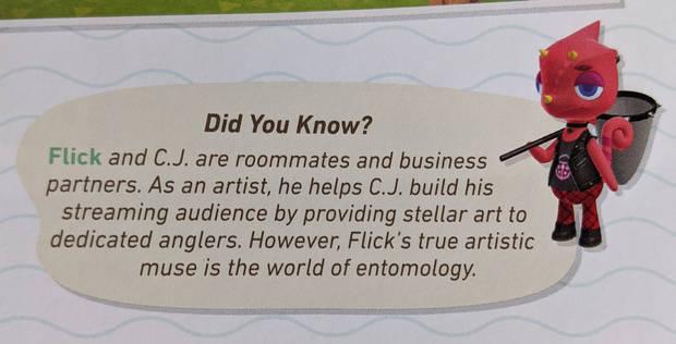 Animal Crossing - Descripción de Kamilo en la guía oficial del juego
