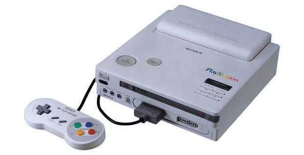 Sony desarroll� su propio modelo que integraba ranura para cartuchos de SNES y lector de CD.