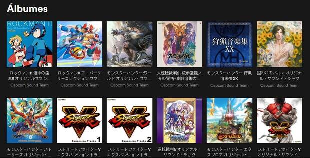 Capcom aade nuevas bandas sonoras de sus juegos a Spotify Imagen 2