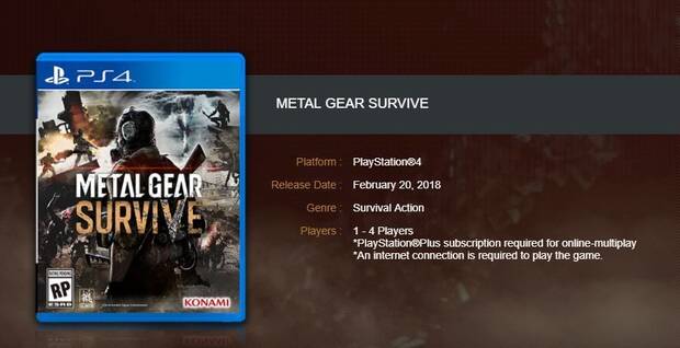 Metal Gear Survive requerir conexin permanente Imagen 2