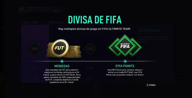 Guía de Ultimate Team en FIFA 21: Monedas y FIFA Points