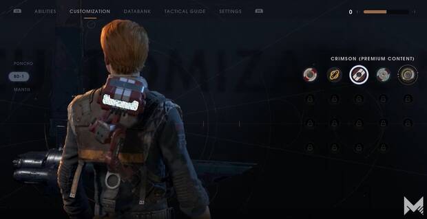 Star Wars Jedi Fallen Order - Skins para BD1: Carmesí