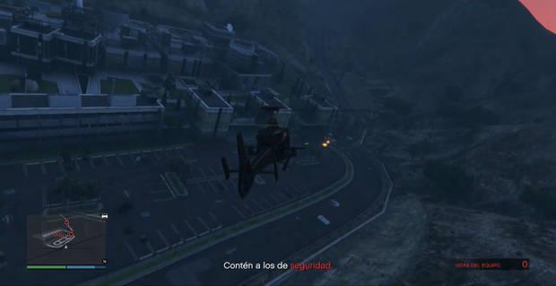 GTA Online - Asalto a Laboratorios Humane - El equipo aéreo