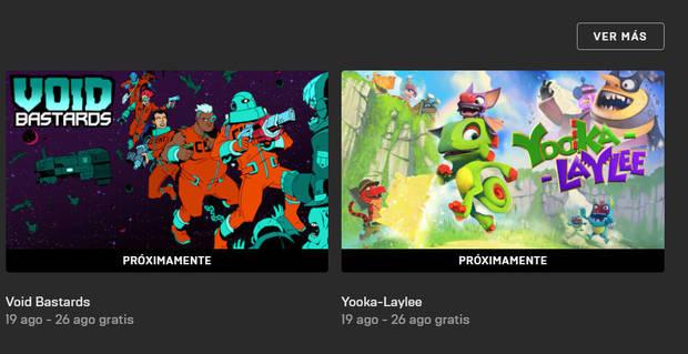 Epic Games Store juegos gratis del 19 de agosto