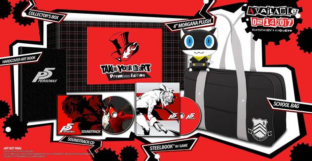 Contenido de la edición 'Take Your Heart' preparada por Atlus para Norteamérica y Europa.