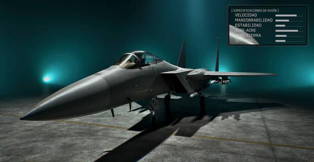 Ace Combat 8: Wings of Theve - Detalles y estad�sticas del avi�n F-15C Eagle