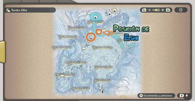 Leyendas Pokémon: Arceus - Cómo desbloquear la base del glaciar