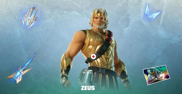 Nueva skin Zeus de Fortnite Temporada 2 Mitos y Mortales