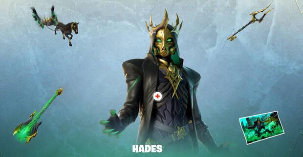 Nueva skin Hades de Fortnite Temporada 2 Mitos y Mortales