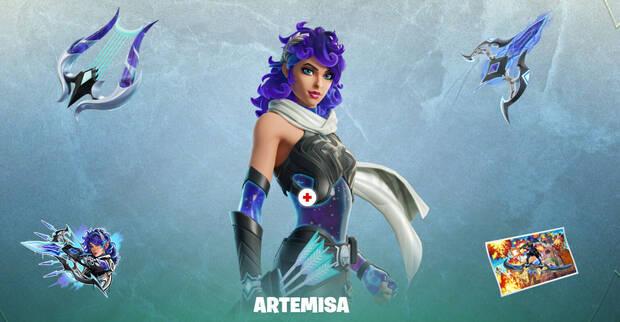 Nueva skin Artemisa de Fortnite Temporada 2 Mitos y Mortales