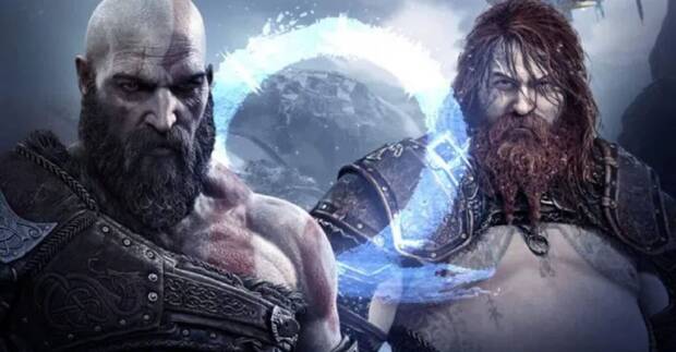 Fotomontaje con Kratos a la izquierda y Thor en su versin de God of War Ragnark a la derecha