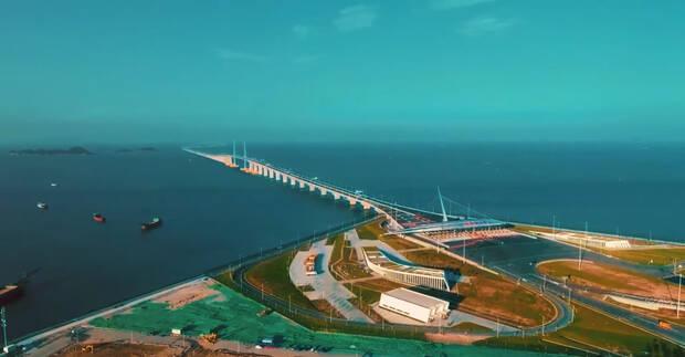 Fotografía del Gran Puente de Danyang–Kunshan, el más largo del mundo