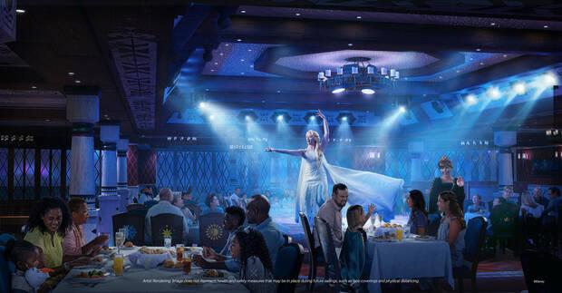 Frozen y su cena en vivo