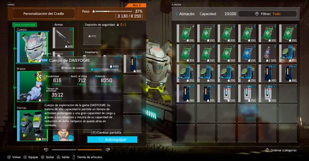 Aunque la base no es muy diferente a otros juegos del mismo género, que utilicemos mechas le da un toque especial a la personalización y 'gameplay'.