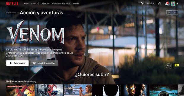 Los códigos de Netflix - Venom