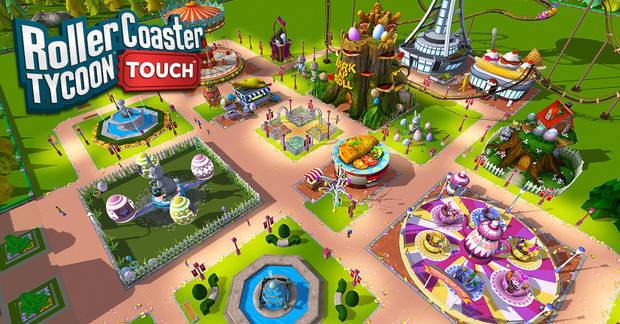 Roller Coaster Tycoon Touch en iOS.