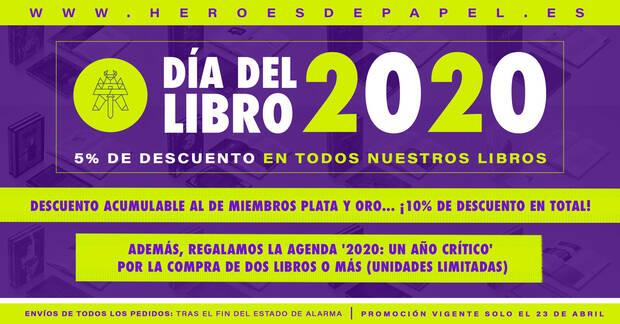 Hroes de Papel anuncia descuentos y regalos en el Da del Libro Imagen 2