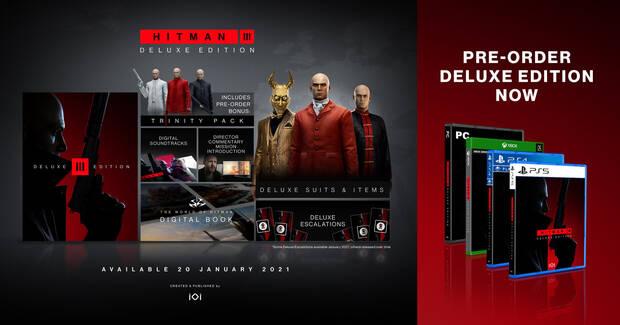 Hitman 3: Reveladas sus ediciones fsicas y el exclusivo Trinity Pack, con las reservas Imagen 3