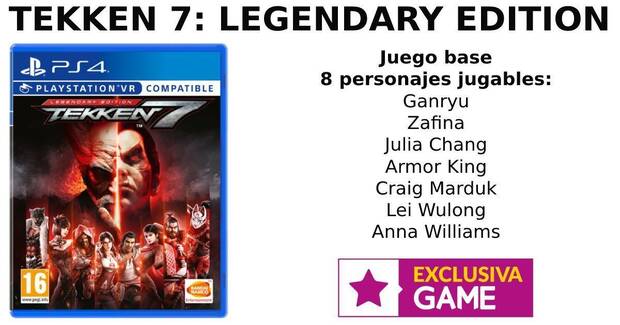 Tekken Legendary Edition llega a GAME