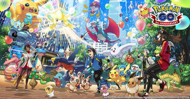 Pokmon GO celebra su tercer aniversario con eventos especiales desde hoy hasta julio Imagen 2