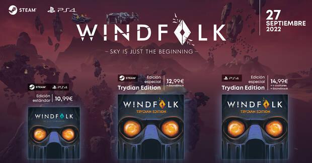 Windfolk: Sky is just the Beginning fecha de lanzamiento en PC y precios
