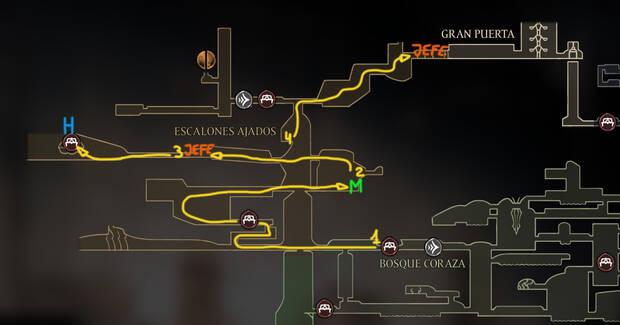 Hollow Knight Silksong - Mejor ruta para completar el Acto 1: Escalones Ajados