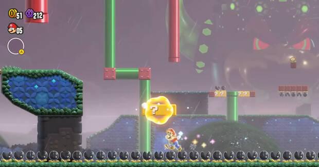 Super Mario Bros. Wonder - Efecto del potenciador Superestrella
