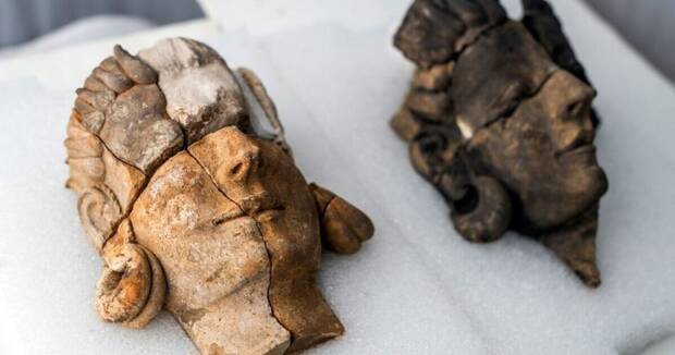 Hallan restos de la Atlántida: Los bustos encontrados