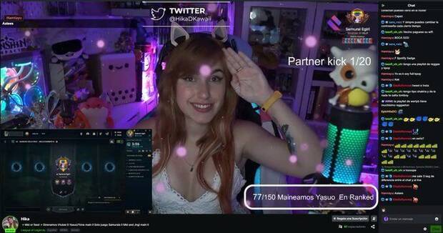 Hika en una de sus retransmisiones de finales de junio.