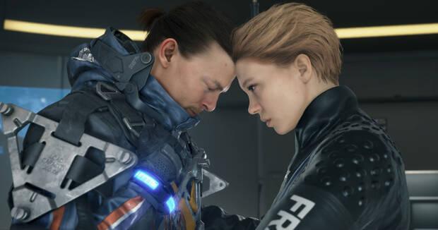 Sam Porter Bridges y Fragile en Death Stranding