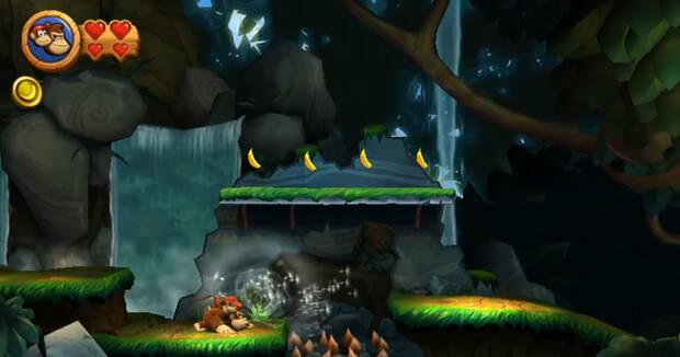 DK soplando en Donkey Kong Country Returns