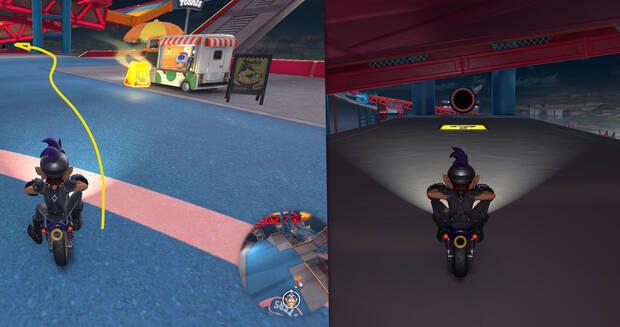 Mario Kart World - Localización panel 03 de Puerto Espacial DK