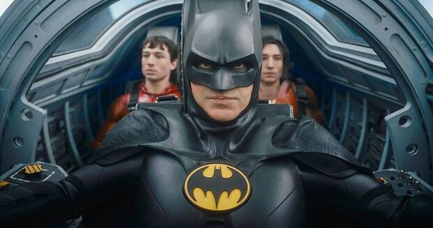 Michael Keaton como Batman en The Flash (2023)