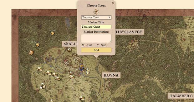 Un fan disea un mapa interactivo para Kingdom Come: Deliverance Imagen 2