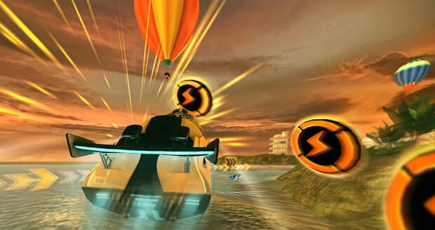 En ‘Driver Speedboat Paradise’ los saltos y la utilización del turbo, están a la orden del día. Suponen la diferencia entre ganar o perder.