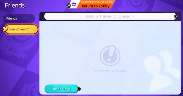 Pokémon Unite - Agregar amigos