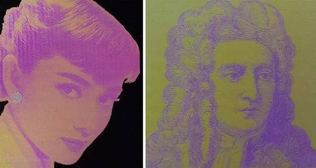 Impresiones con tinta transparente a todo color