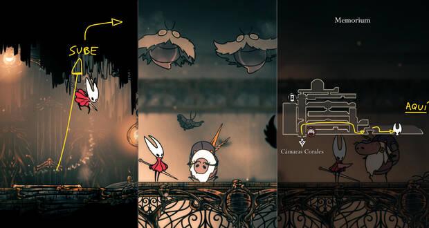 Hollow Knight Silksong - Localización en el mapa de Jubilana en la misión La comerciante perdida